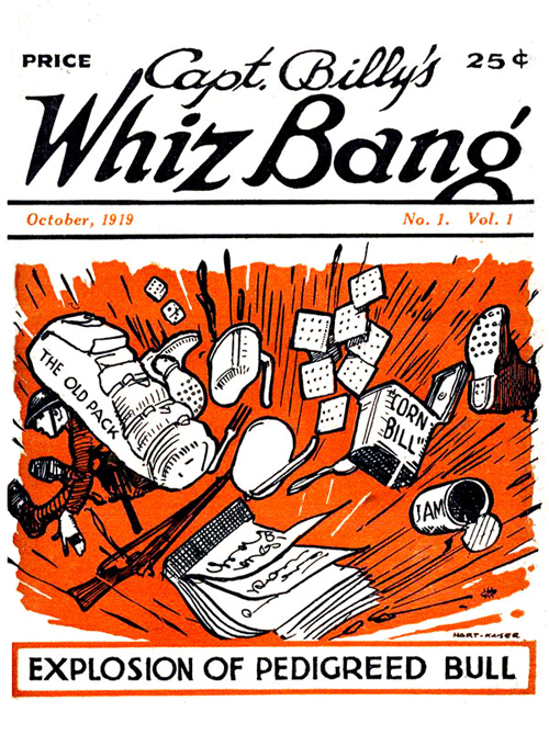 The debut issue of Cap'n Billy's Whiz Bang, October 1919